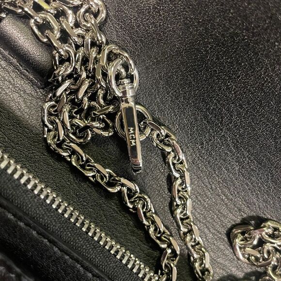 MCM Millie Visetos Flap Crossbody Bag - Picture 6 of 15